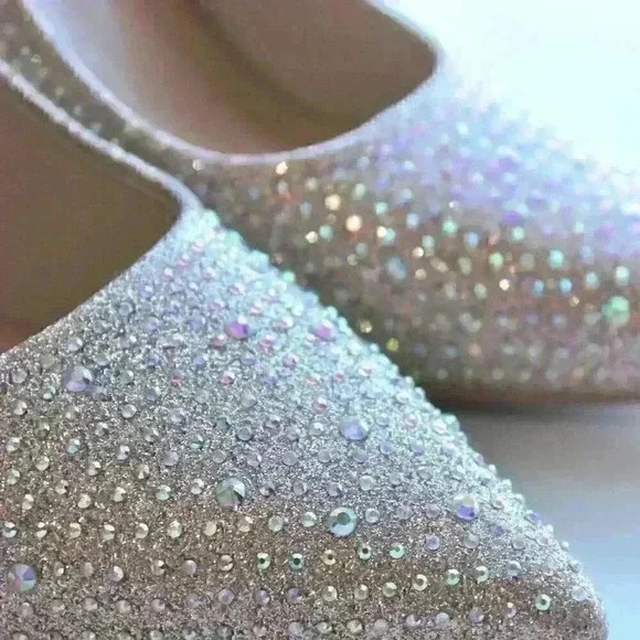 Sparkly Gold Delicate Shoes - Picture 4 of 4